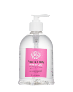 Мицеллярная вода Real Beauty 500мл помпа