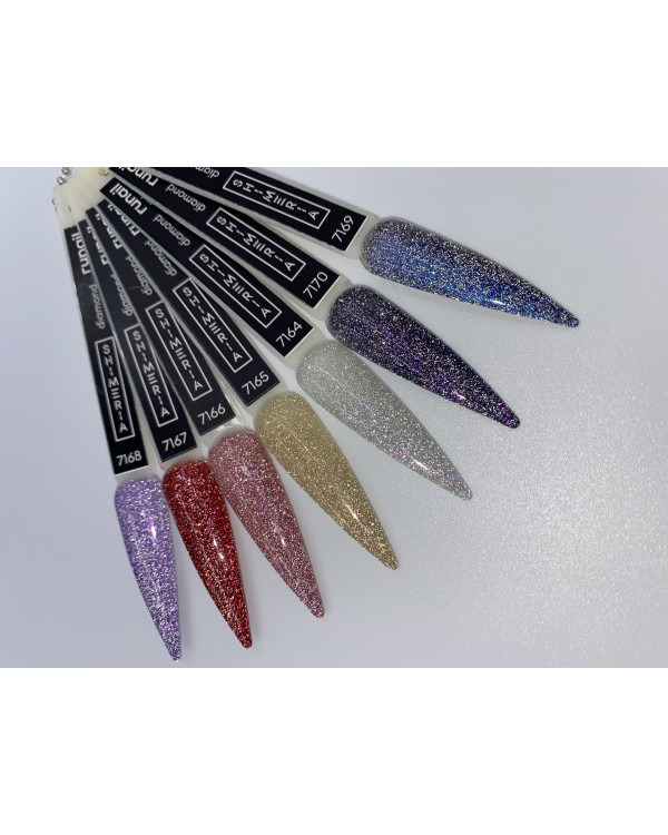 Гель-лак ruNail Shimeria Diamond 7мл 7166 светоотражающий