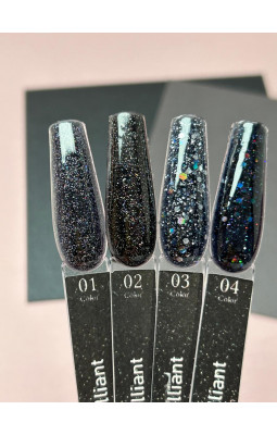 Гель-лак M&K black brilliant 10 ml 04