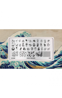 Пластина Go! Stamp 55 Geisha by @nailuunya-foto2