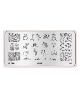 Пластина Go! Stamp 008 Line art Пластина Go! Stamp 008 Line art