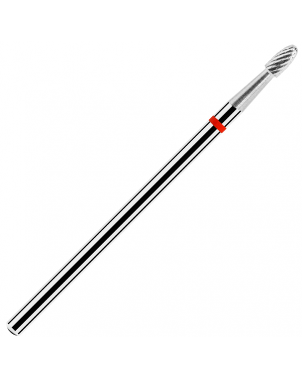 Фреза твердосплавная Irisk Т-3.8, D2,3мм Олива, красная