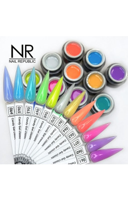 Гель Nail Republic Candy 070 15гр серо-молочный-foto2