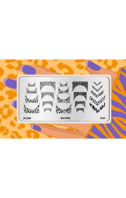 Пластина GO! stamp 284 Wild french