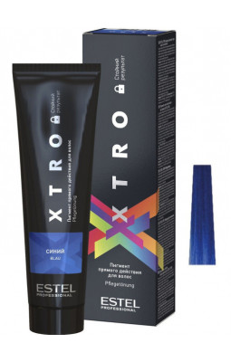 Estel XTRO BLACK пигмент прямого действия синий