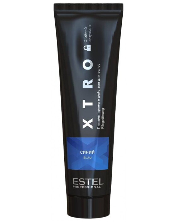Estel XTRO BLACK пигмент прямого действия синий