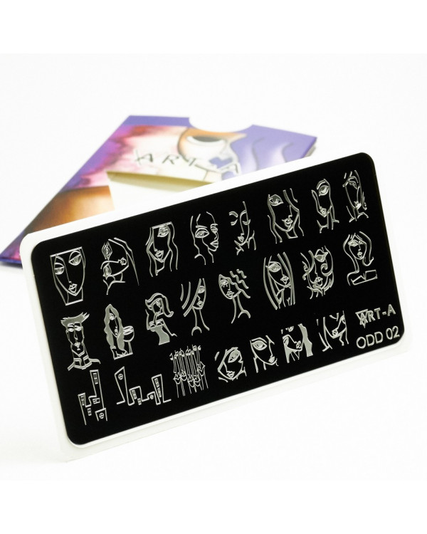 Пластина для стемпинга Art-A 6*12см ODD 02