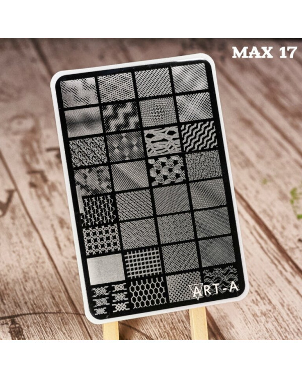 Пластина для стемпинга Art-A 9.5*14.5см MAX 17-43