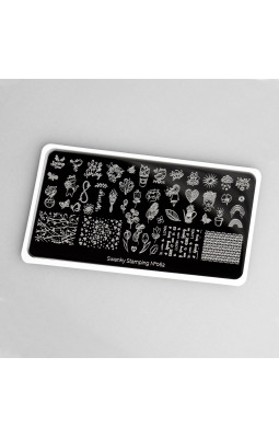 Пластина для стемпинга Swanky Stamping 062