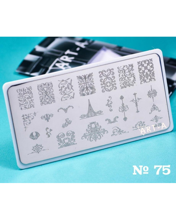 Пластина для стемпинга Art-A 6*12см A75