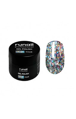 Гель-лак с блёстками Дракон 5гр runail 9268