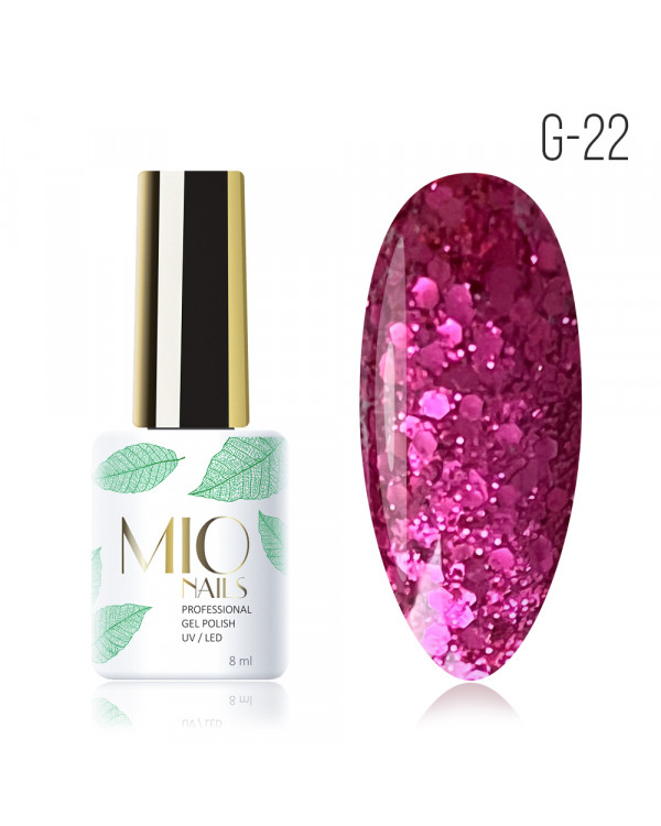 Гель-лак MIO NAILS G-22 Сияние мадженты