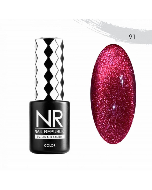 Гель-лак Nail Republic CAT 91 Northern Lights 10мл