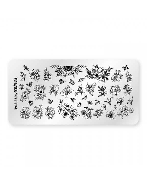 Пластина для стемпинга ParisNail PNS-35
