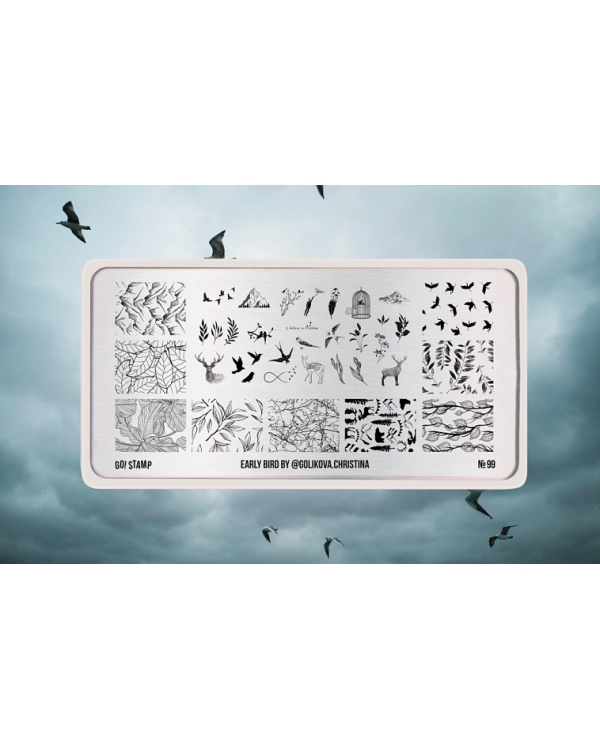 Пластина Go! Stamp 99 early bird by