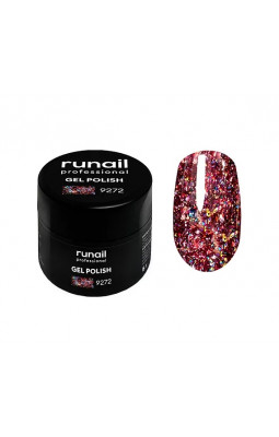 Гель-лак с блёстками Дракон 5гр runail 9272