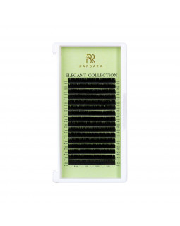 Черные ресницы BARBARA ELEGANT изгиб  D 0,10 11mm