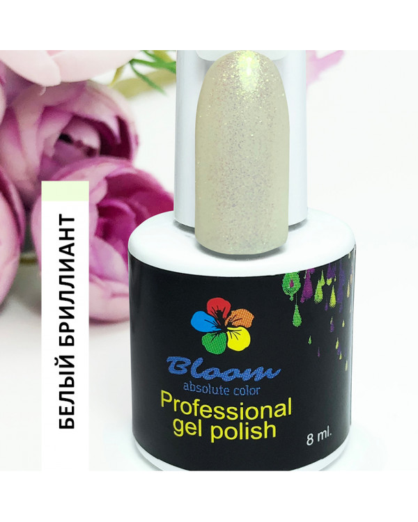 Гель-лак BLOOM 242 Белый Бриллиант