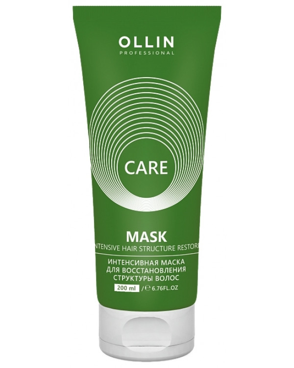 Ollin Care интенс маска для восстановления структуры волос 200мл