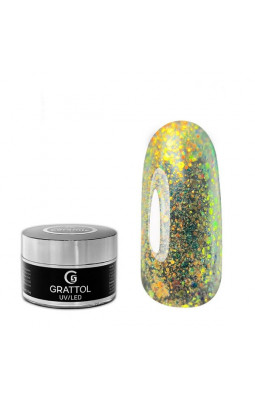 Grattol Gel Grand Opal прозрачный с глиттером 15 мл Grattol Gel Grand Opal прозрачный с глиттером 15 мл