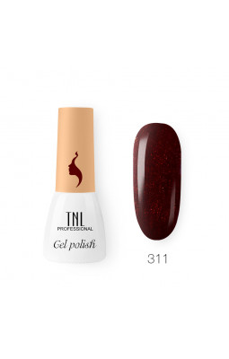 Гель-лак TNL 8 чувств Mini №311 блеск бордо