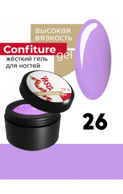 Жесткий гель BSG Confiture 26 высокая вязкость 13 гр глициния Жесткий гель BSG Confiture 26 высокая вязкость 13 гр глициния
