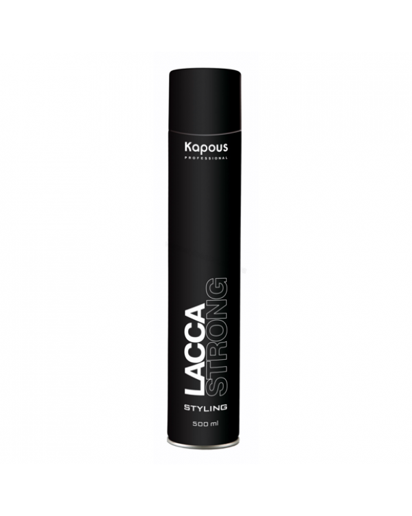 Kapous Lacca Strong лак сильной фиксации 500мл 16