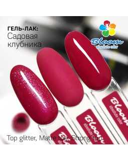 Гель-лак BLOOM 121  Садовая клубника-foto2