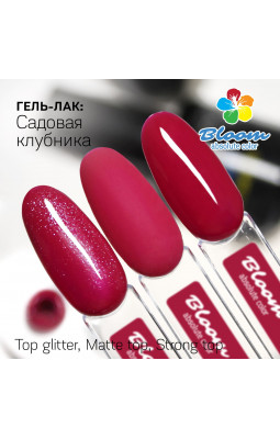 Гель-лак BLOOM 121  Садовая клубника-foto2