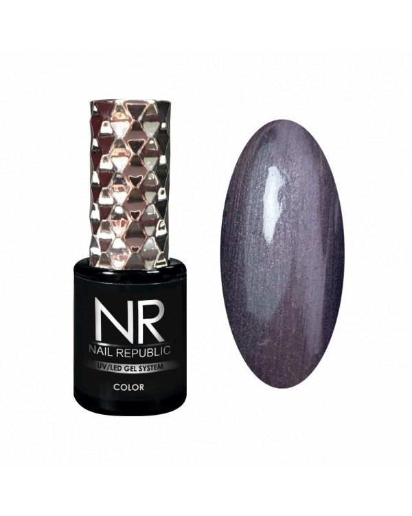 Гель-лак Nail Republic 503 перламутр графитовый