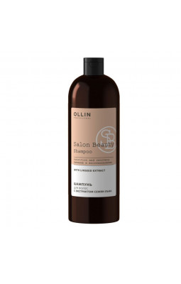 Ollin Salon Beauty шампунь для волос с экстрактом семян льна 1000мл