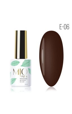 Гель-лак MIO NAILS E-06 тёмный шоколад