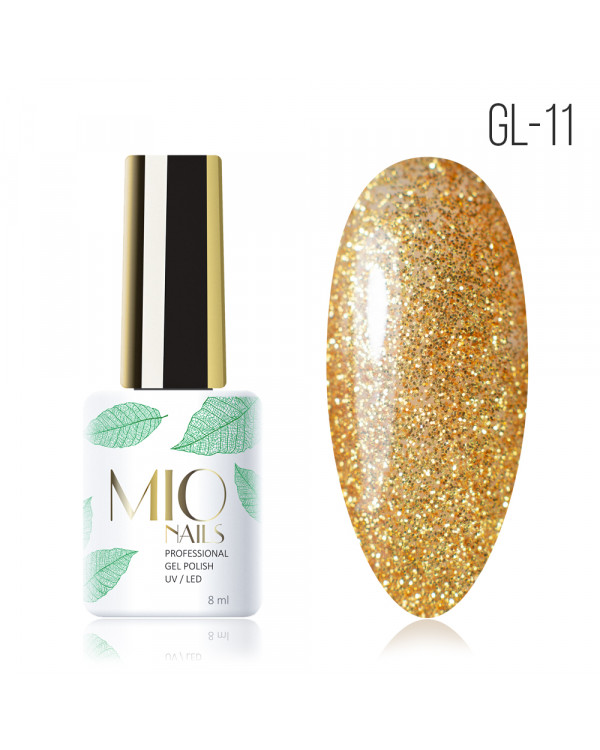 Гель-лак MIO NAILS GL-11 Золотая пыль