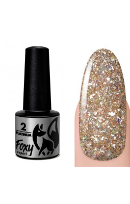 Гель-лак дизайн Foxy Platinum 5ml 2