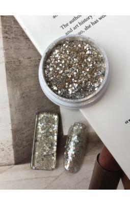 Глиттер SILVER  SHINE 05  1025