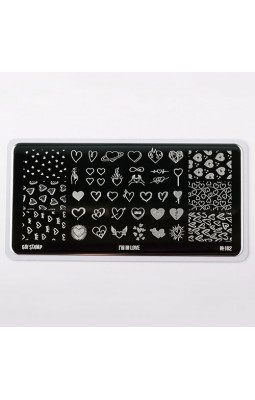Пластина Go! Stamp  102 I`m in Love