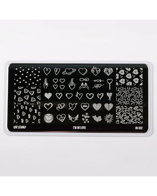 Пластина Go! Stamp  102 I`m in Love