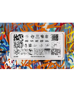 Пластина Go! Stamp  117 Street Art by @galuksio_nail