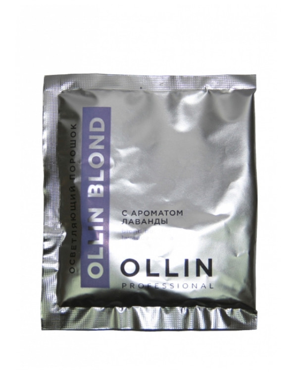 Ollin Blond осветляющий порошок 30 гр лаванда