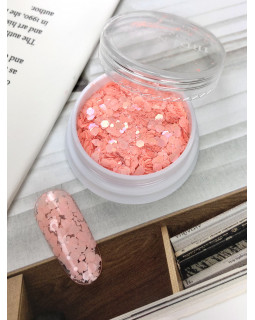 Глиттер OPAL Peach 1211