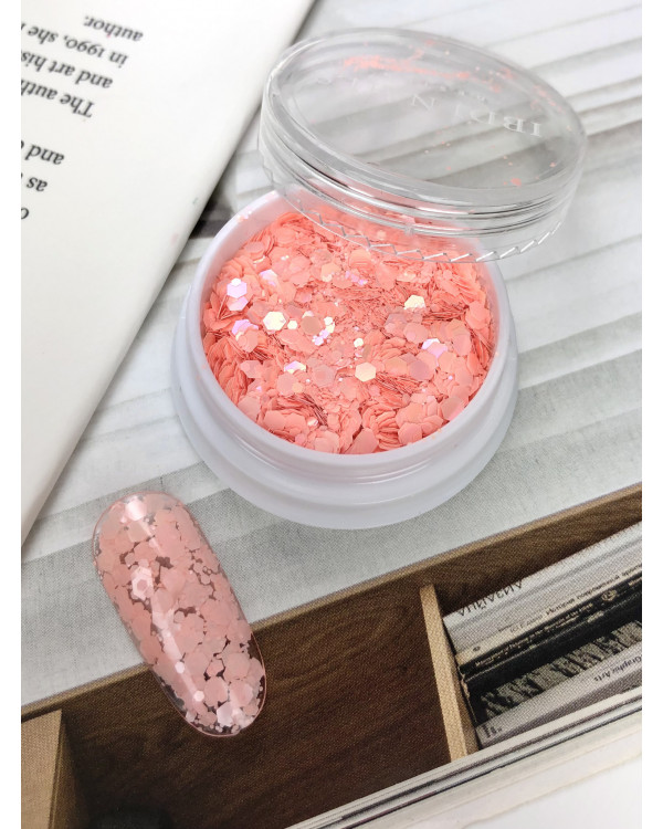 Глиттер OPAL Peach 1211