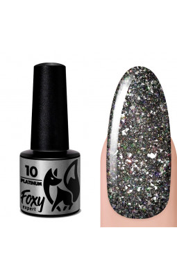 Гель-лак дизайн Foxy Platinum 5ml 10