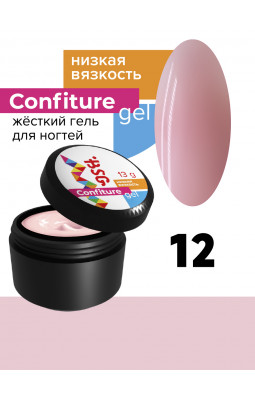 Жесткий гель BSG Confiture 12 низкая вязкость 13 гр проз-розовый