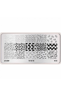 Пластина Go! Stamp  153 Tic-Tac-Toe
