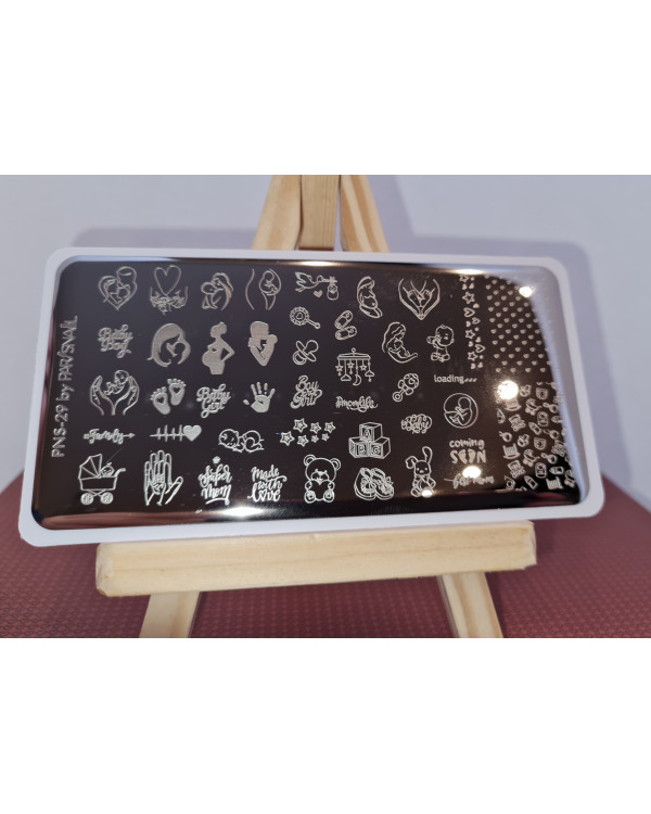 Пластина для стемпинга ParisNail PNS-29