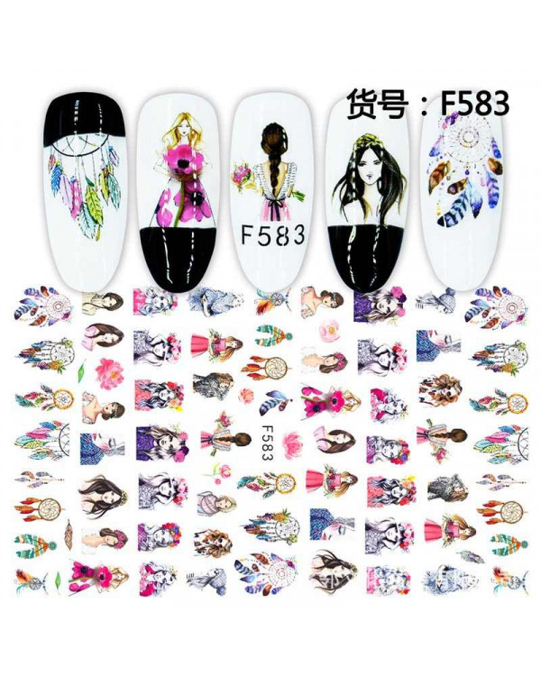Наклейки F583 Девушки