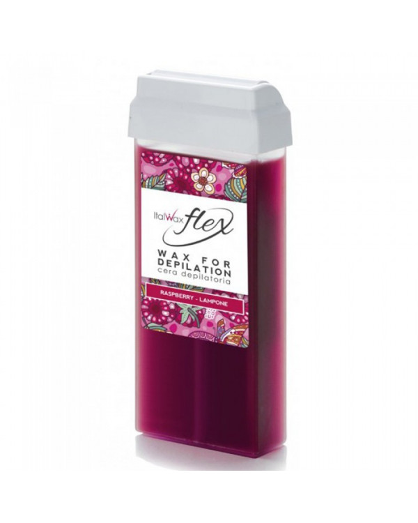 ItalWax воск Flex в картридже 100 гр Малина *