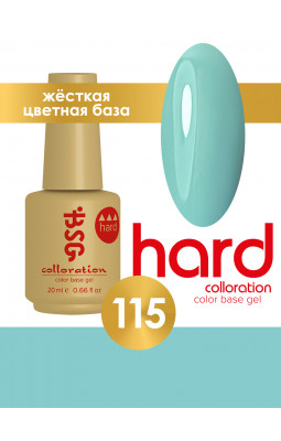 Жесткая цветная база BSG Colloration Hard №115 20мл пастельно-голубой