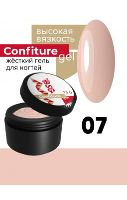 Жесткий гель BSG Confiture 07 высокая вязкость 13 гр персиково-бежевый Жесткий гель BSG Confiture 07 высокая вязкость 13 гр персиково-бежевый