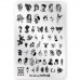 Пластина для стемпинга ParisNail PN-04